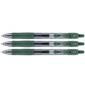 Pilot G2 Hunter Green Fine Point Gel Pen 0.7 mm Pack of 3  Pilot Gel Ink Pens