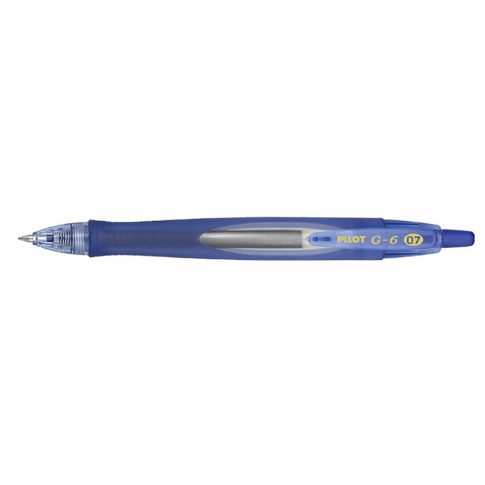 Pilot G6 Retractable Rollerball Gel Ink Pen Blue Fine, Dozen  Pilot Rollerball Pens