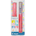 Pilot Kakuno Clear Coral Demonstrator Fountain Pen Fine