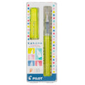 Pilot Kakuno Clear Green Demonstrator Fountain Pen Fine 19633