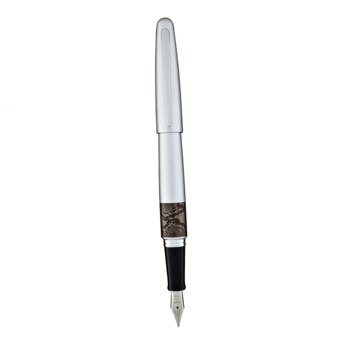 Pilot MR Animal Silver Python CT with Con40 Converter Fountain Pen