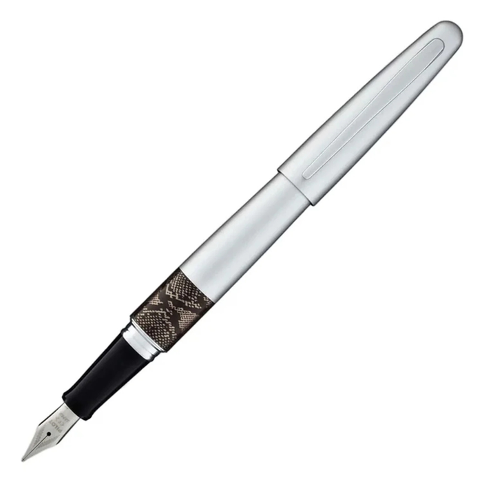 Pilot MR Animal Silver Python CT with Con40 Converter Fountain Pen