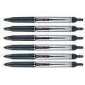 Pilot Precise V5 RT Black Extra Fine, Retractable Rollerball Pen Pack of 6  Pilot Rollerball Pens