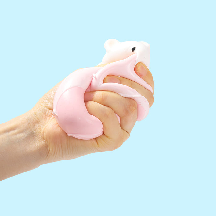 Pink Bunny Puff Taba Squishy