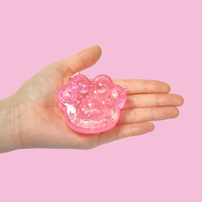 Pink Slow Rising Cat Paw Squishy
