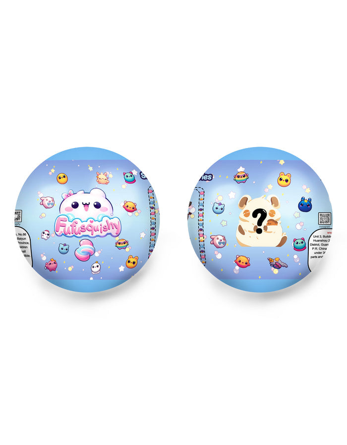 Blue / 2pcs animal series squishy surprise ball