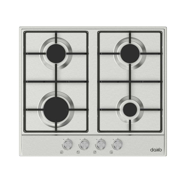 Plaque de cuisson inox 60cm 4 feux SABAF Daiko