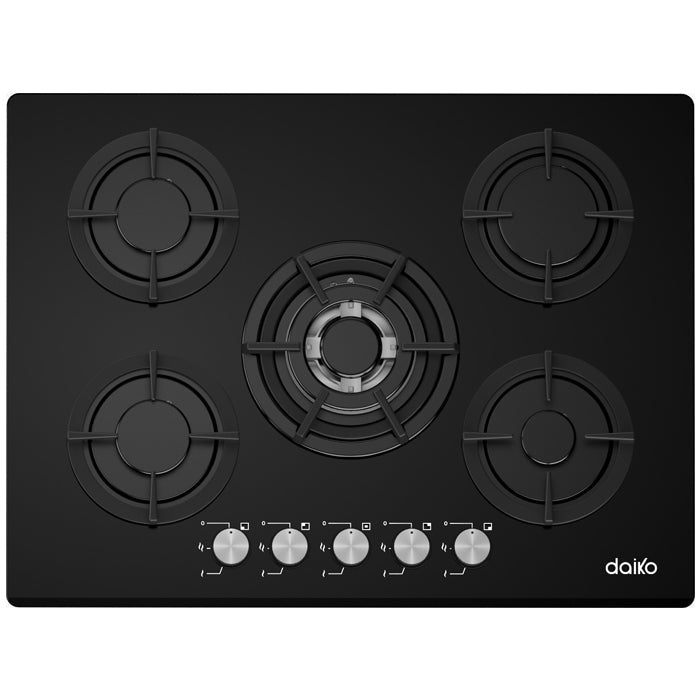 Plaque de cuisson à gaz 75cm 5 brûleurs Daiko