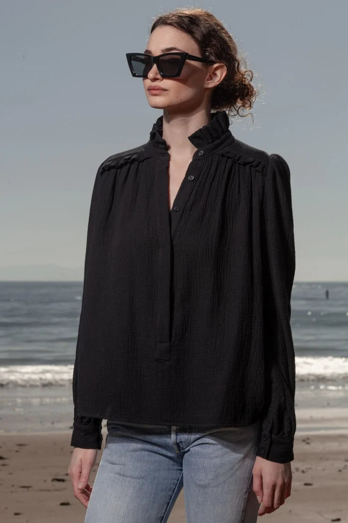 Poet Top - Black - Heidi Merrick