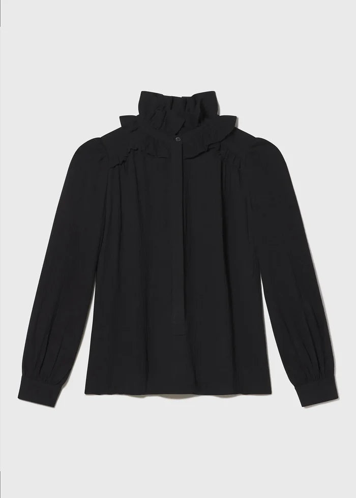Image 2 of 7 - POET TOP - BLACK
