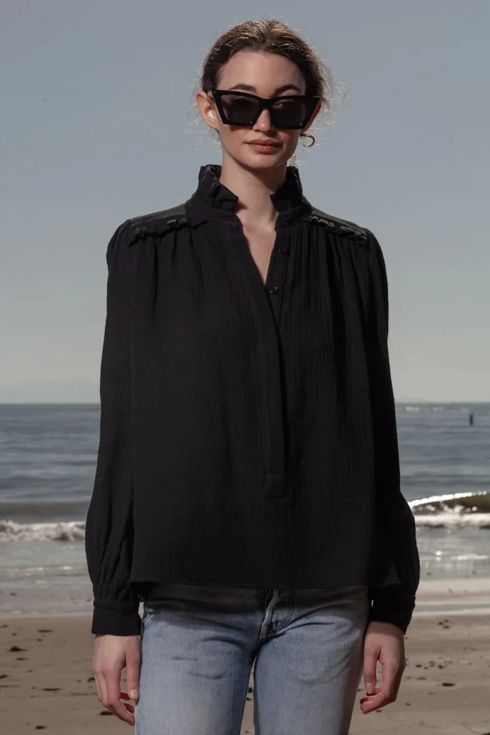 Poet Top - Black - Heidi Merrick