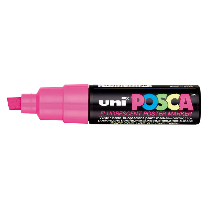 Posca Fluorescent Pink Paint Poster Marker Broad, Safe For Children  Posca Paint Markers