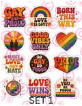 PRIDE Cupcake Toppers