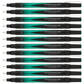 Prismacolor Fine Line Markers 08 Green Pack Of 12  Prismacolor Fineliner Pens