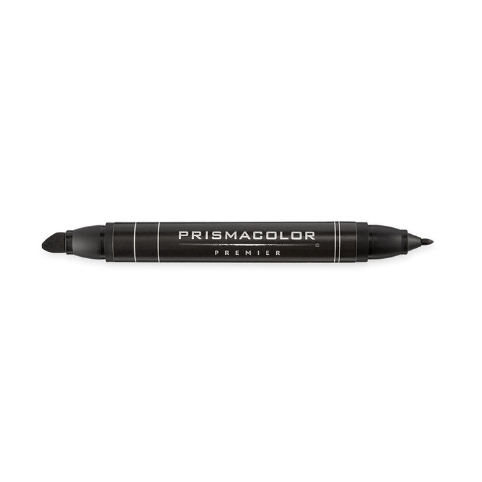 Prismacolor Premier Dual Ended Art Markers Chisel / Fine Black PM-98 Pack of 6