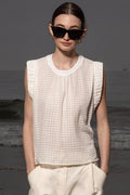 Prose Tank - Cream - Heidi Merrick
