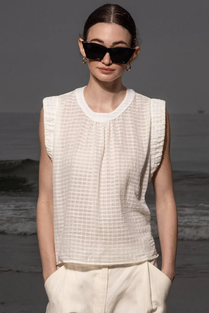 Prose Tank - Cream - Heidi Merrick