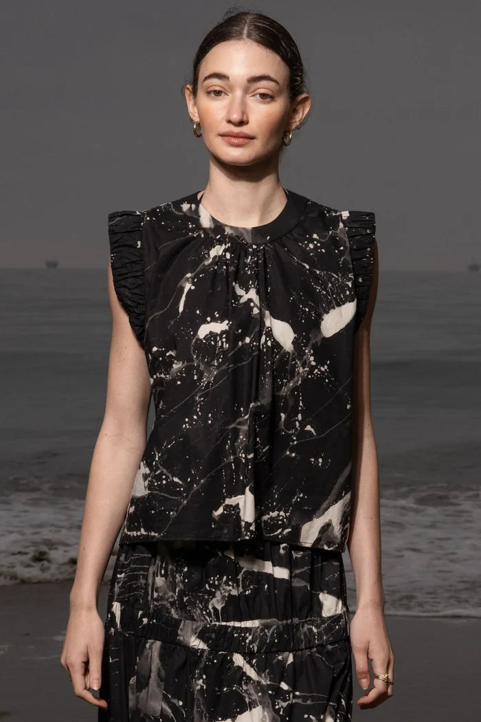 Prose Tank - Inghua Shirting - Heidi Merrick