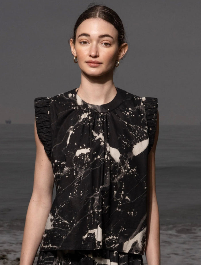 Prose Tank - Inghua Shirting - Heidi Merrick