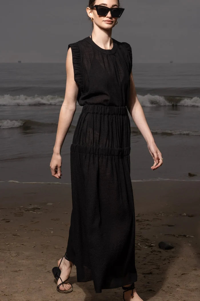 Prose Tank - Jacquard Gingham - Heidi Merrick