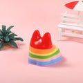 Rainbow Faceless Bunny Squishy