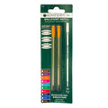 Refills for Cross Ballpoint Pens, Orange Ink - By Monteverde (Same Size as 8513)  Cross Ballpoint Refills