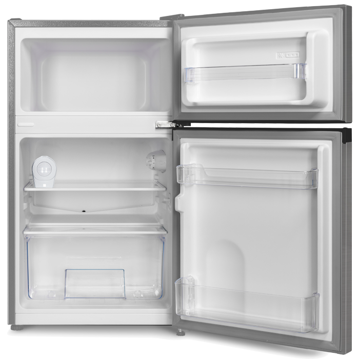 Réfrigérateur 86 L Double portes Dark silver Daiko