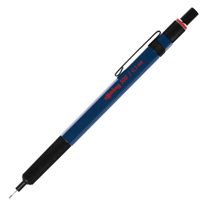Rotring 500 Pencil 0.5mm Blue Knurled Grip Mechanical Pencil 2164105