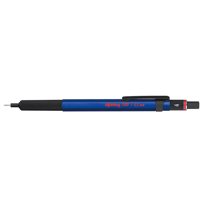 Rotring 500 Pencil 0.5mm Blue Knurled Grip Mechanical Pencil 2164105