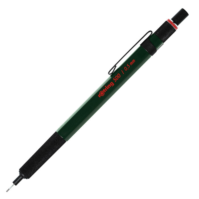 Rotring 500 Pencil 0.5mm Green Knurled Grip Mechanical Pencil 2164106