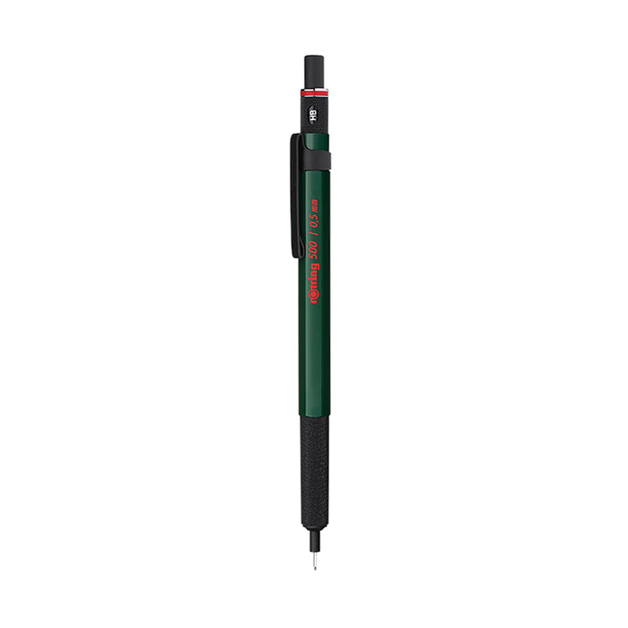 Rotring 500 Pencil 0.5mm Green Knurled Grip Mechanical Pencil 2164106