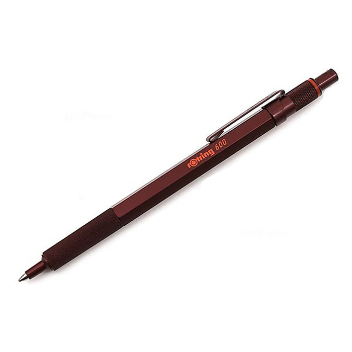 Rotring 600 Chocolate Truffle Ballpoint Pen Hexagonal Pen Knurled Grip 2204407