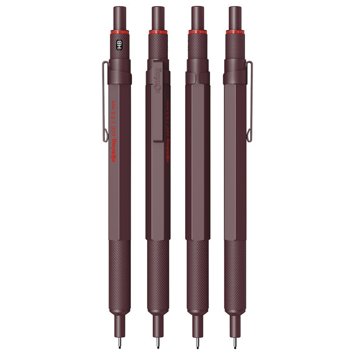 Rotring 600 Pencil 0.5mm Chocolate Truffle Knurled Grip 2204410