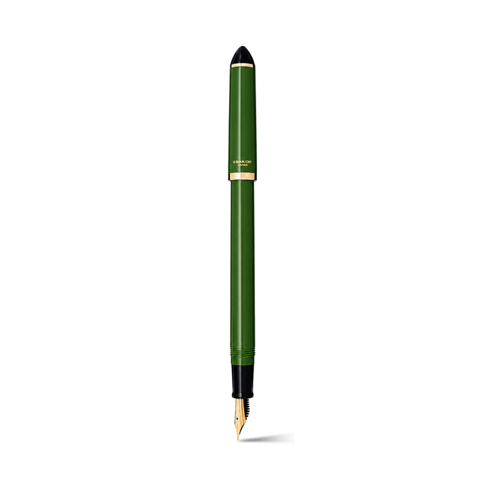 Sailor Fude de Mannen Green GT Fountain Pen