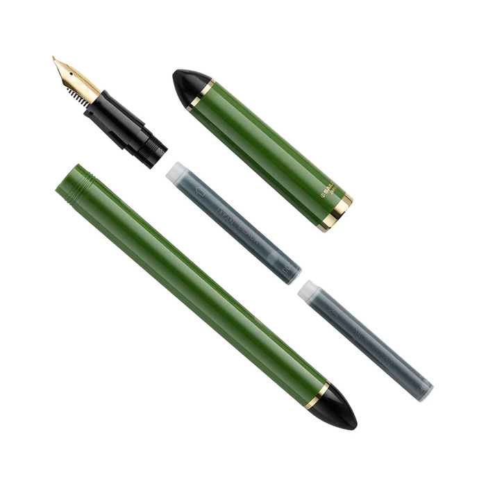 Sailor Fude de Mannen Green GT Fountain Pen