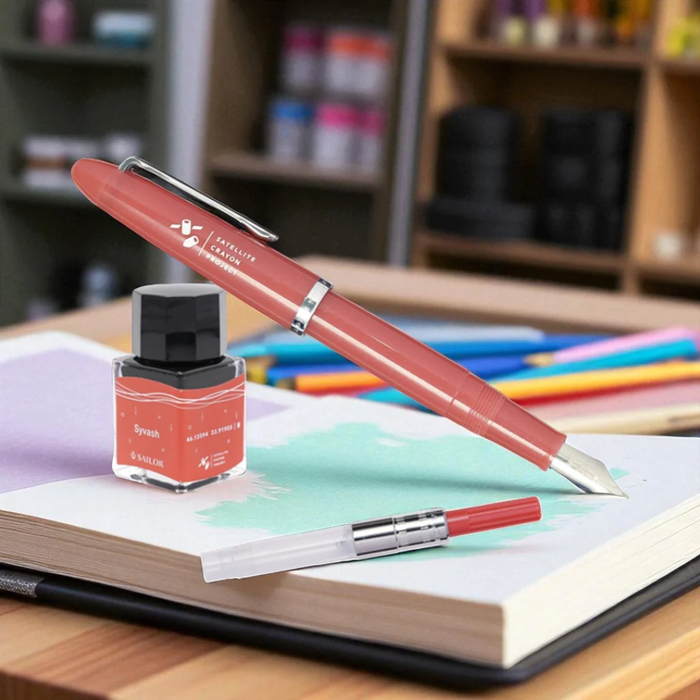 Sailor Special Edition Profit Junior Satellite Crayon Project CT Fountain Pen Set