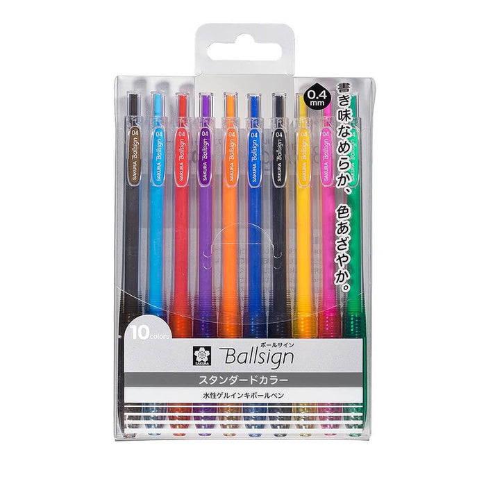 Sakura Ball Sign Knock Color Set - SCOOBOO - GBR154-10 - Ball Pen