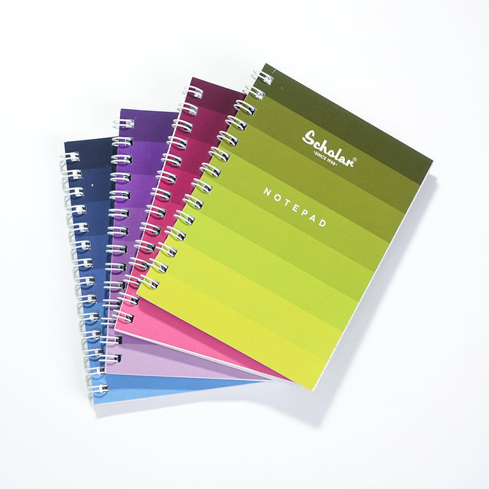 Scholar Side Bound Spiral Ruled Notepad
