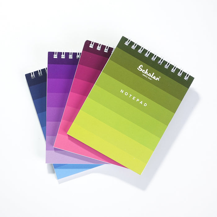 Scholar Top Bound Spiral Notepad