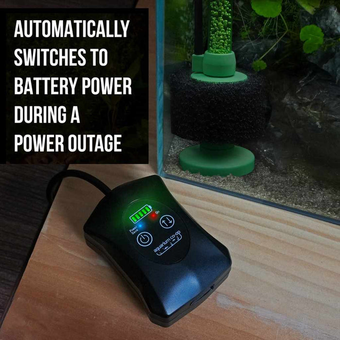 Scratch and Dent Aquarium Co - Op Air Pump with Battery Backup - Aquarium Co - Op