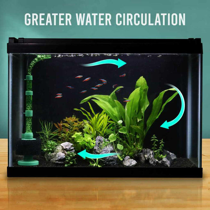 Scratch and Dent Black Easy Flow Sponge Filter (fine) - Aquarium Co - Op