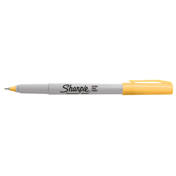 Sharpie 80s Glam Banana Clip Yellow Ultra Fine Point Permanent Marker, Limited Edition  Sharpie Markers