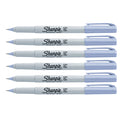 Sharpie Blue Ice Ultra Fine Permanent Marker Pack of 6