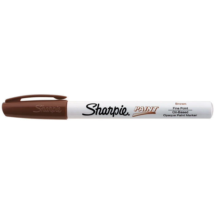 Sharpie Brown Paint Marker, Fine Point, Oil Based  Sharpie Markers