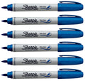 Sharpie Brush Markers Blue  Pack Of 6