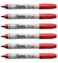 Sharpie Brush Tip Markers Red Pack Of 6