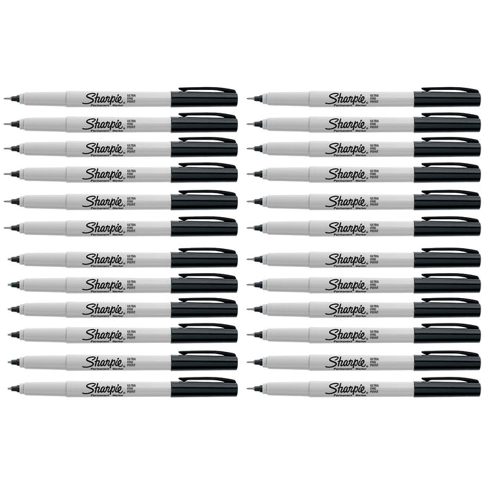Sharpie Bulk Markers Ultra Fine Point Black Bulk Pack of 24  Sharpie Markers