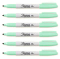 Sharpie Fine Point Mint Permanent Marker, Pack Of 6 - PensAndPencils.Net