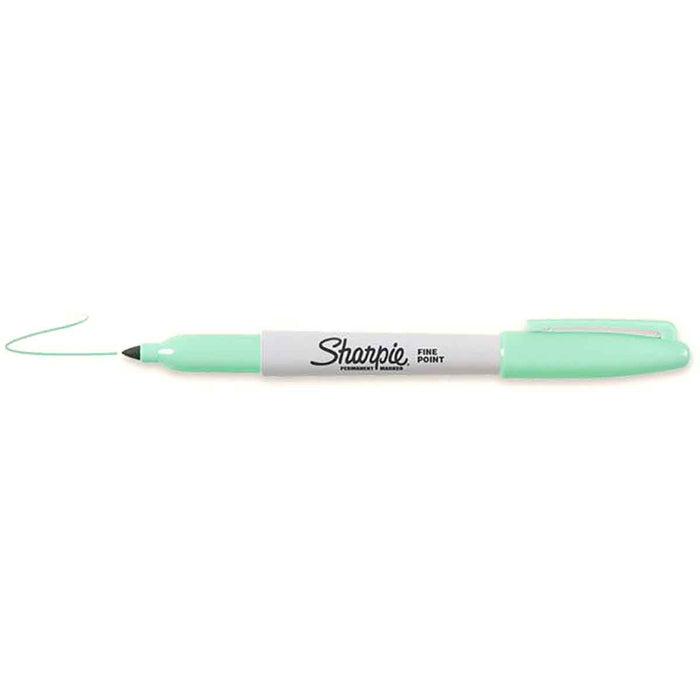 Sharpie Fine Point Mint Permanent Marker, Sold Individually  Sharpie Markers