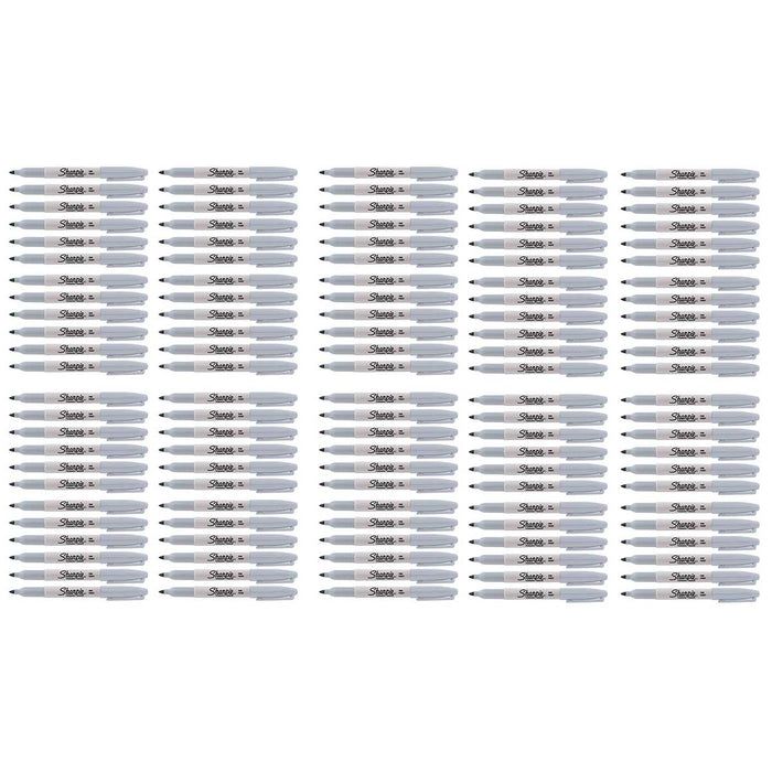 Sharpie Grey Markers Bulk Pack of 120, Fine Point Light Grey Permanent Markers